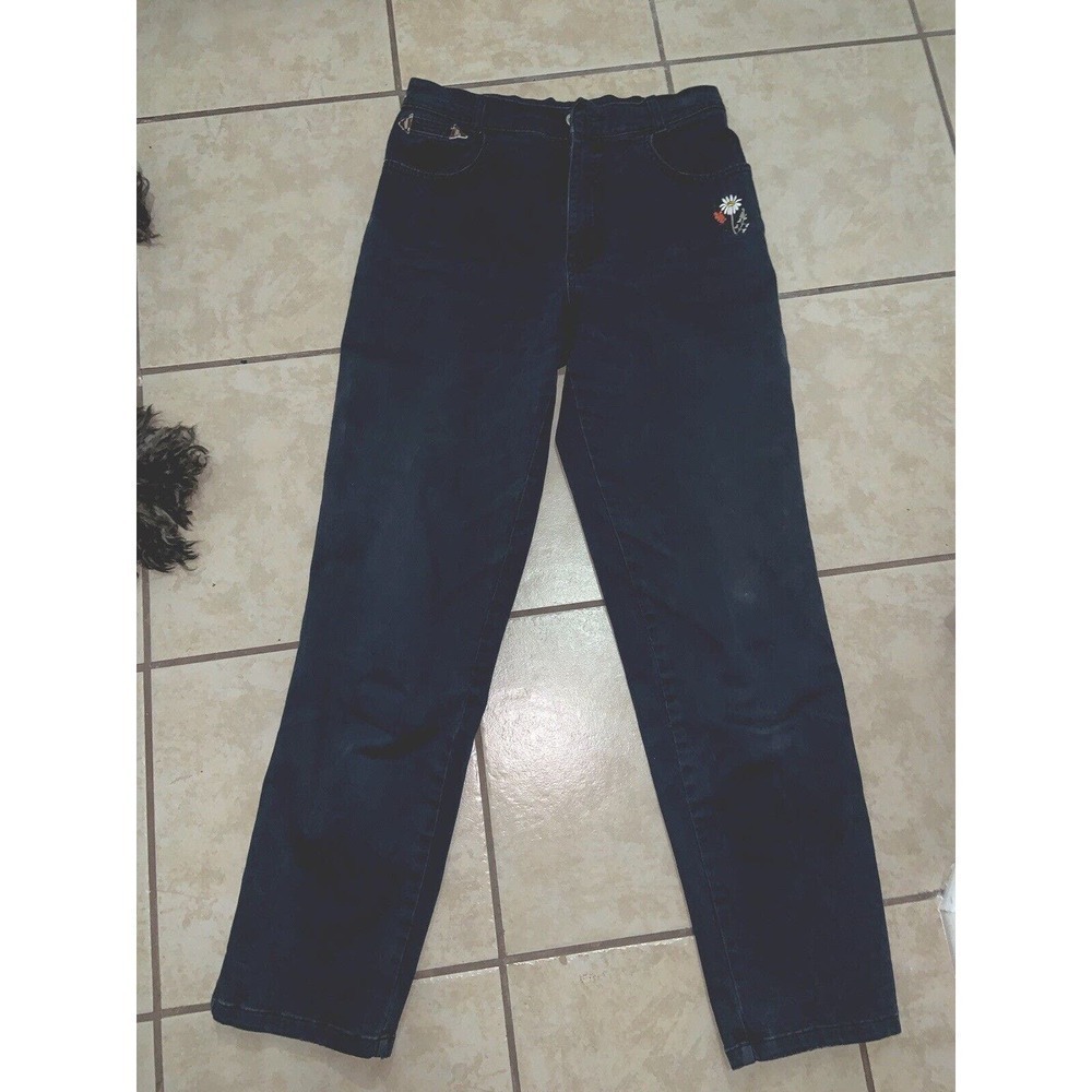 Hammerschmidt Jeans vtg Cottagecore Straight Leg high waist Summer casual rare
